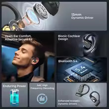 MINISO M98 Wireless Headphones OWS Sports Bluetooth Earphones Gaming Headset ASMR APP Translation Earbuds IPX5