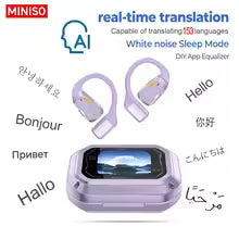 MINISO M98 Wireless Headphones OWS Sports Bluetooth Earphones Gaming Headset ASMR APP Translation Earbuds IPX5